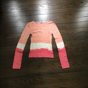 Emma and Sam Creamsicle Lightweight Sweater
